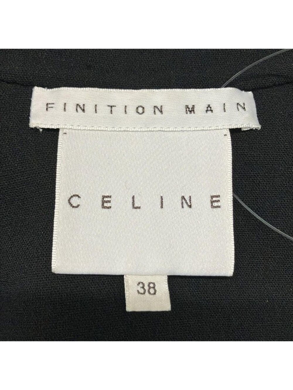Celine Jacket 38 M Black Long Sleeve Shoulder Pad Spring Autumn - Picture 3 of 4